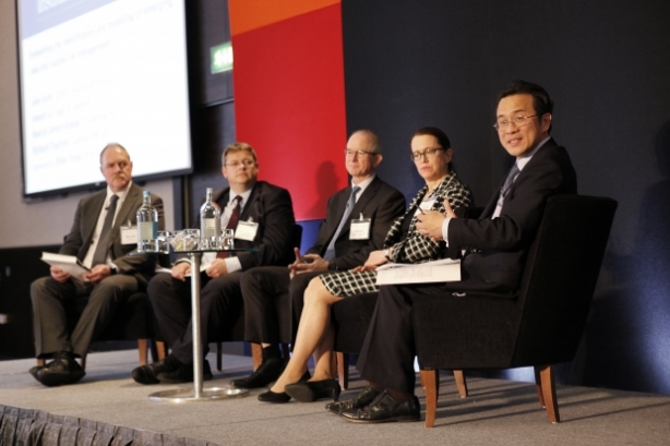 L - R: Mike Finlay, Richard Charlton, John Scott, Marcia Cantor-Grable, Joseph Lu