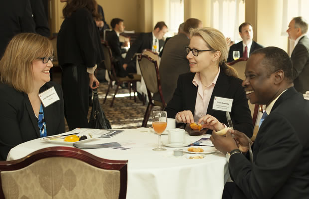 Lisa Mladenovic, Manulife; Trish Conway, Sirius International Insurance Corporation and William Onuwa, RBC