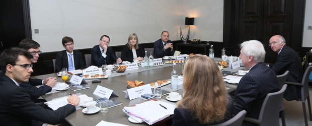 Clockwise from left: Hugo Coelho, Chris Cundy, David Leach, Craig Turnbull, Victoria Gibson, Gareth Collard, Eddie Gimlette, Bruce Porteous, Emily Penn