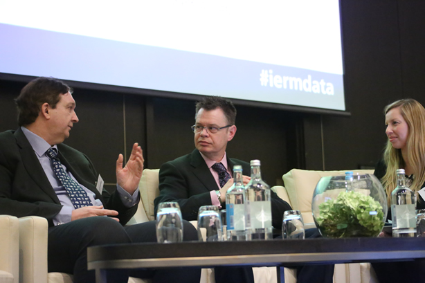 L - R: Colin Lethbridge - Aviva, David Lodge - Allianz, Vibeke Edvarsen - MBE