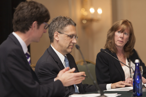 L - R: Chris Cundy, Glenn Gazdik, Patricia McKenna