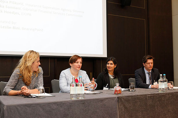 L - R: Anne Leslie-Bini, Dr. Mojca Piškurić, Monika Samtani, Patrick Hoedjes