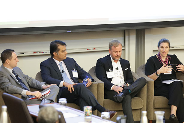 L - R: Dave McKnight, Turab Hussain, Jacob Ingerslev, Leah Schraudenbach